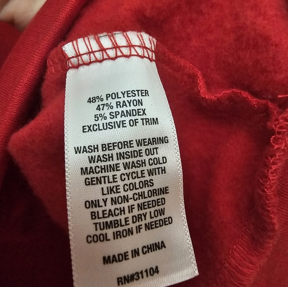 Soft Fleece W/ Pearls M NWOT - Picture 7 of 8